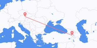 Lennot Armeniasta Itävaltaan