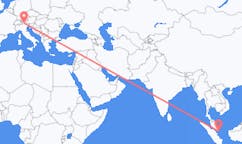 Flyrejser fra Tanjung Pinang, Indonesien til Bolzano, Italien