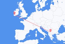 Lennot Skopjesta, Pohjois-Makedonia Killorgliniin, Irlanti