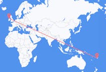 Flyreiser fra Nadi, Fiji til Kincasslagh, Irland
