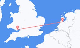 Flyreiser fra Wales til Nederland