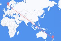 Flyrejser fra Auckland til Trondheim