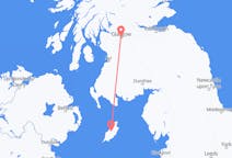 Vluchten van Douglas, Alaska naar Glasgow