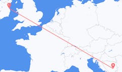 Flyreiser fra Sarajevo, til Dublin