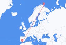 Flyg från Gibraltar, Gibraltar till Vardø, Norge