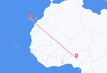 Vluchten van Abuja naar Tenerife
