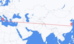 중국 우시에서 출발해 이탈리아 트라파니로(으)로 가는 항공편