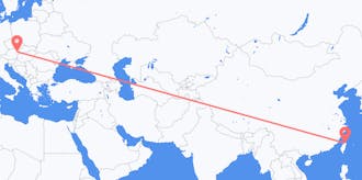 Lennot Taiwanista Itävaltaan