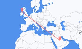 Flyrejser fra Saudi-Arabien til Nordirland