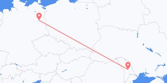 Flyg från Moldavien till Tyskland