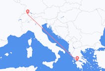 Lennot Zürichistä, Sveitsi Patrasiin, Kreikka