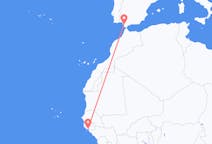 Vols de Bissau à Xérès