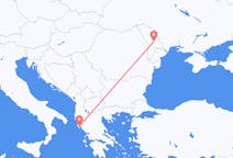 Flug frá Kisíná til Korfú