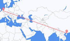 Flyg från Zhanjiang, Kina till Maastricht, Nederländerna