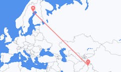 Flüge von Srinagar, Indien nach Luleō, Schweden