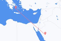 サウジアラビアのアルウラから、ギリシャのプラカまでのフライト