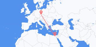 Flyreiser fra Egypt til Tsjekkia