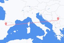 Vols de Saragosse, Espagne vers la ville de Niš, Serbie