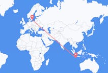 Flyrejser fra Shire of Christmas Island til Karlskrona