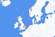 Flyreiser fra Sogndal, til London