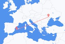 Flyreiser fra Chișinău, til Ibiza