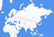 Flyrejser fra Odate til Riga