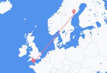 Lennot Örnsköldsvikistä Guernseylle