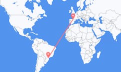 Flyrejser fra Curitiba, Brasilien til Pamplona, Spanien