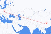 Flyrejser fra Zhangjiajie, Kina til Ostrava, Tjekkiet