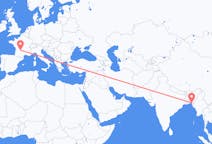 Flyreiser fra Chittagong, Bangladesh til Brive-la-gaillarde, Frankrike