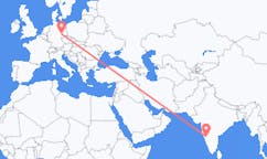 Flyrejser fra Hubli-Dharwad, Indien til Leipzig, Tyskland