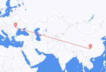 Flyg från Chongqing till Iași