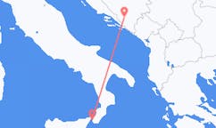 Lennot Reggio Calabriasta Mostariin