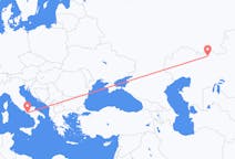 Flyreiser fra Aktobe, til Napoli
