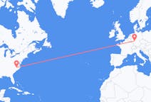 Flyrejser fra Raleigh til Frankfurt