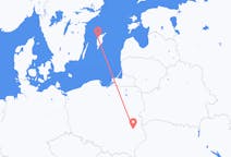 Lennot Visbystä, Ruotsi Lubliniin, Puola
