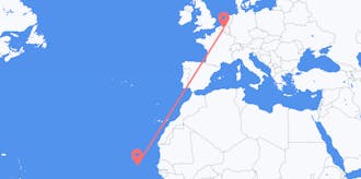 Flyreiser fra Kapp Verde til Belgia