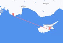 Flyrejser fra Kastellorizo til Larnaca