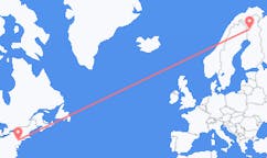 Flüge von Allentown, die Vereinigten Staaten zu Kolari, Finnland