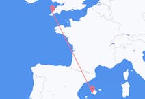 Vols depuis la ville de Newquay vers la ville de Palma de Mallorca