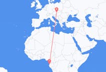 Flyg från Libreville, Gabon till Bratislava, Slovakien