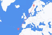 Flights from Funchal, Portugal to Vilhelmina, Sweden