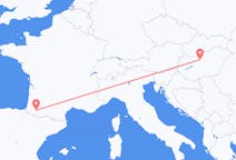 出发地 法国从 波城目的地 匈牙利布达佩斯的航班
