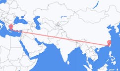 Flyreiser fra Tainan, Taiwan til Santorini, Hellas