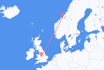 Flights from Ørland, Norway to Birmingham, the United Kingdom