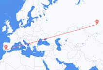 Fly fra Krasnojarsk til Sevilla
