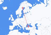 Flights from Ankara in Turkey to Umeå in Sweden