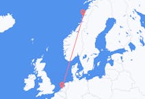 노르웨이 산드네스욘에서 출발해 네덜란드 로테르담으로(으)로 가는 항공편