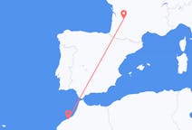 Flyreiser fra Casablanca, Marokko til Bergerac, Frankrike