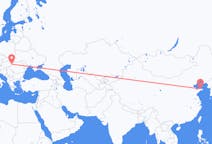 Flug frá Yantai, Kína til Oradea, Rúmeníu